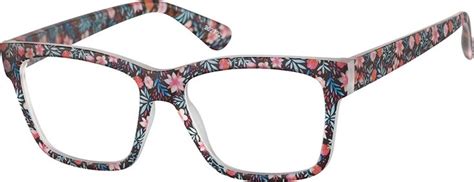 Floral Square Glasses 2027229 Zenni Optical Eyeglasses Square Glasses Zenni Fashion