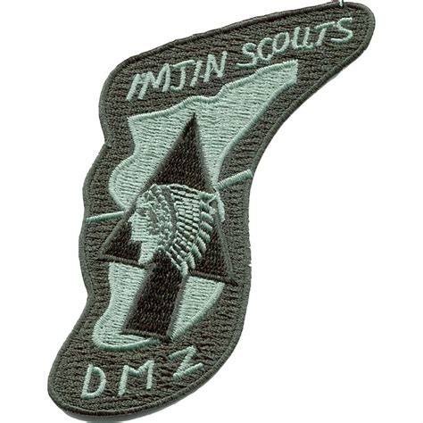 425 Army Korea Imjin Scouts Patch Dmz Subdued Embroidered Patch Patches