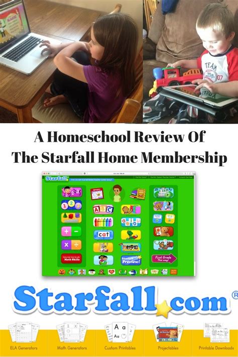 The Starfall Home Membership A Homeschool Review Our Little Bunch