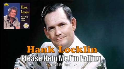Hank Locklin Please Help Me Im Falling Karaoke Youtube