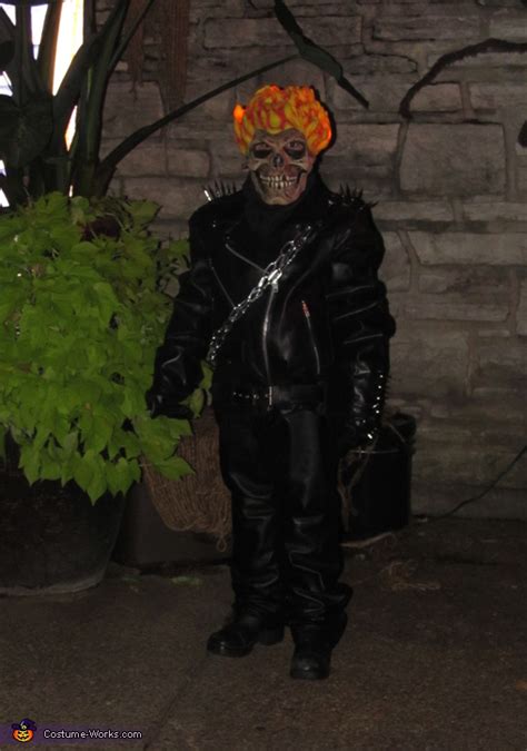 Ghost Rider Diy Halloween Costume Photo 48