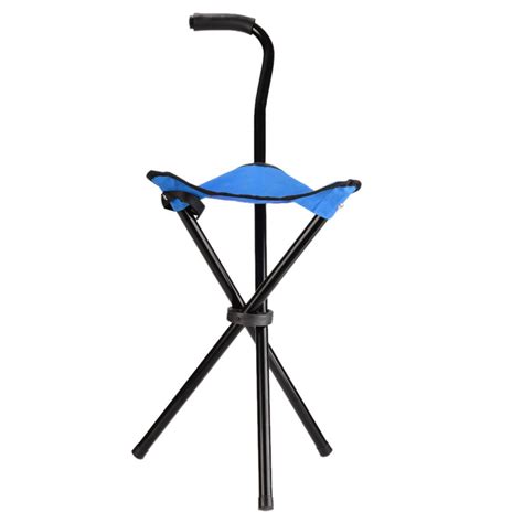 Switch sticks walking stick demonstration. Folding Walking Stick Cane / Soft Seat Chair Travel Camp ...