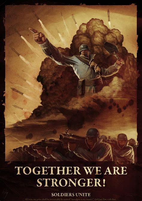 Tf2 War Propaganda Poster By Metalpiss On Deviantart Propaganda Posters Team Fortress 2 Team