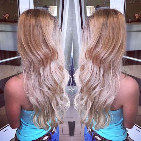 Hand crafted by katie s Blonde ombré Blonde ombre Ombre balayage