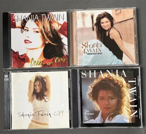 Lot Of Shania Twain Albums Come On Over Up The Woman In Me Greatest