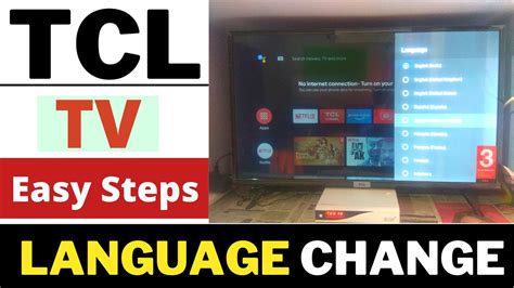 How To Change Default Language In Tcl Tv Language Setting In Tcl Tv