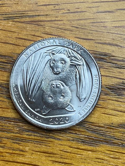 2020 National Park Fruit Bat United State Quarter Etsy