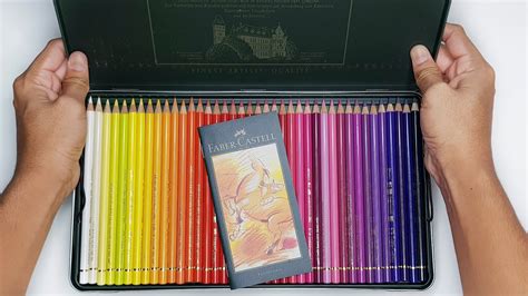 Unboxing Faber Castell Polychromos Colored Pencils 120 Set Youtube