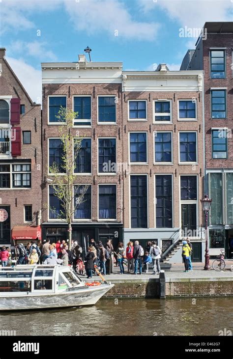 Anne Frank House Jordaan Amsterdam Holland Netherlands Stock Photo