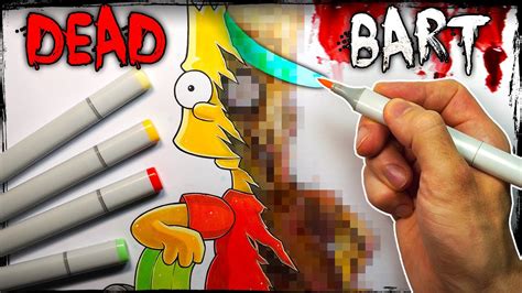 The Simpsons Lost Episode Dead Bart Creepypasta Story Drawing Youtube