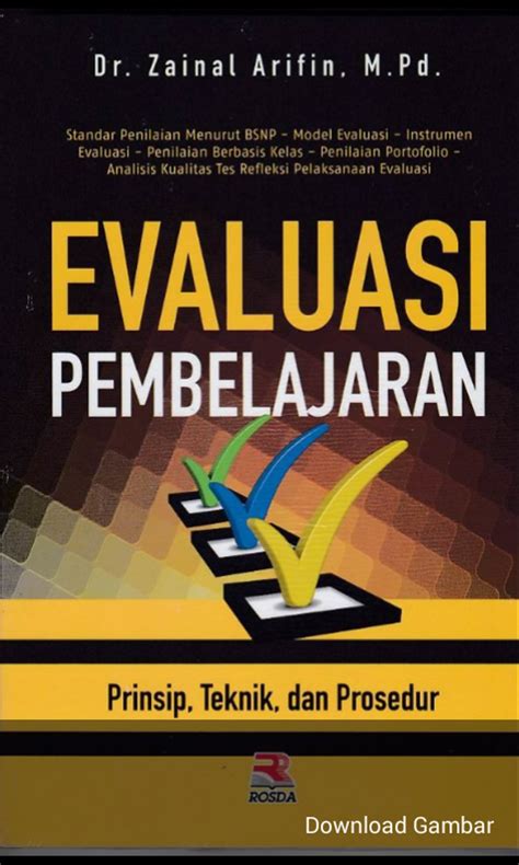 Download Buku Evaluasi Pembelajaran Bahasa Arab Pdf - Cara Mengajarku