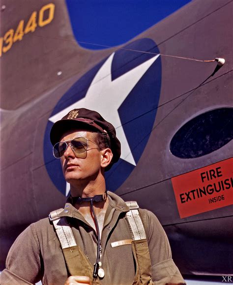 1942 Us Army Air Corps Pilot Ww2 James Vaughan Flickr
