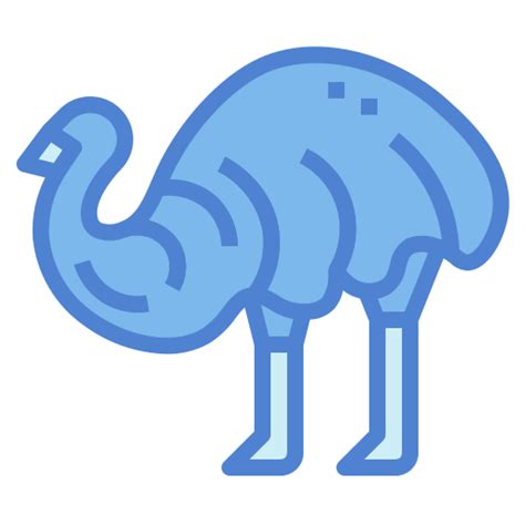 Emu Generic Blue Icon