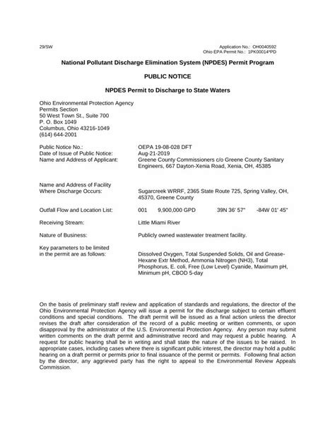 Pdf National Pollutant Discharge Elimination System Where Discharge