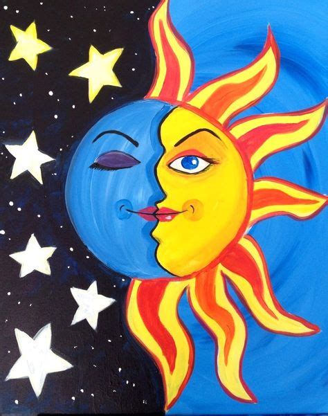 360 Sun And Moon Art • Ideas In 2021 Moon Art Art Sun Moon