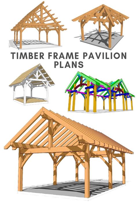 Timber Frame Pavilion Plans In 2023 Timber Frame Pavilion Pavilion