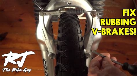 While a lot of readers out there no doubt already know how to go about replacing their tube, those who are new to the sport or have not yet been forced to learn how. How To Fix Hybrid/Mountain Bike V Brakes Rubbing On One ...