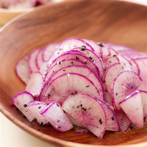 Purple Daikon Radish Recipe Quick Easy The Sound Of Cooking