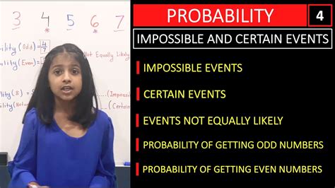 Probability Impossible And Certain Events Events Not Equally Likely
