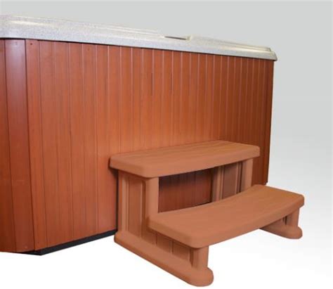 Cover Valet Spa Step Redwood