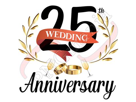 Happy 25th Wedding Anniversary Greeting Card Lupon Gov Ph