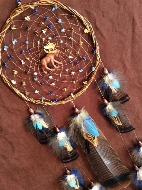 Spirit Animal Dream Catcher Large Beaded Dream Catcher Pick Etsy