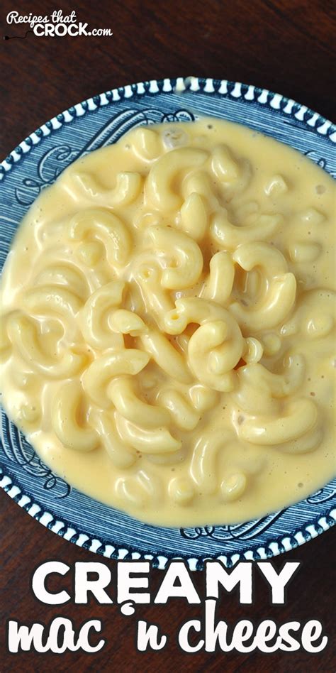 Creamy Mac N Cheese Stove Recipe Recipes That Crock