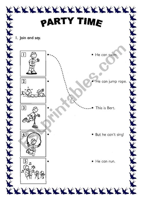 Party Time Esl Worksheet By Dios