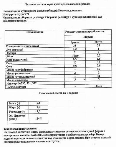 Калькуляционная карта пример Kraskarta.ru Картинка - Калькуляционная карта пример Kraskarta.ru