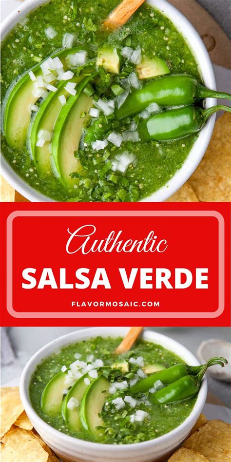 Authentic Salsa Verde Recipe Flavor Mosaic
