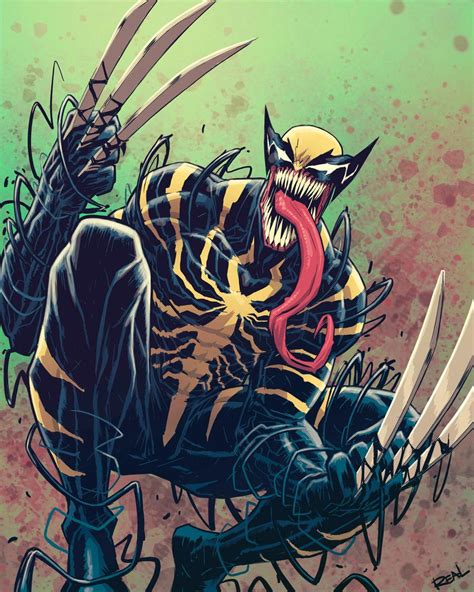 Wolvenom By Joserealart On Deviantart Wolverine Comic Art Venom Art Venom Comics Marvel