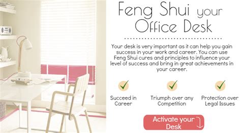 simple tips and cures to feng shui your office desk at home or business