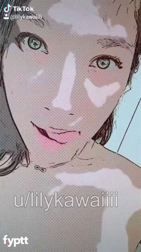 Asian Girl Shows Her Pretty Tiktok Boobs With Naked Comic Filter