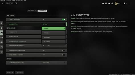 Warzone 2 Guide Various Aim Assist Modes Explained