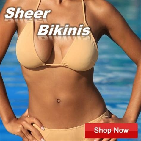 Sheer Sexy Swimwear See Thru Swimsuits Sheer Bikinis