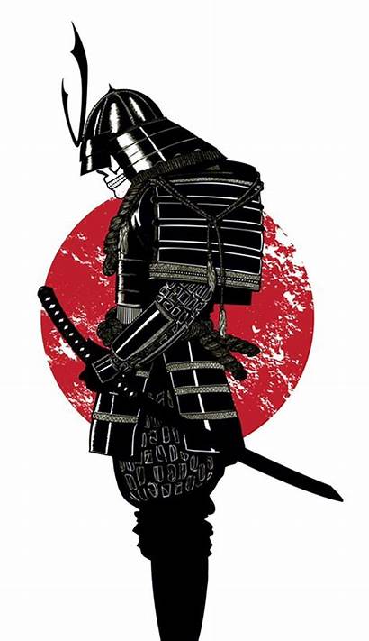 Samurai Vector Japan Illustrations Clip Clipart Mask