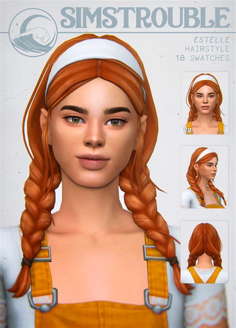 Pedro By Simstrouble Simstrouble Sims 4 Sims Hairstyl