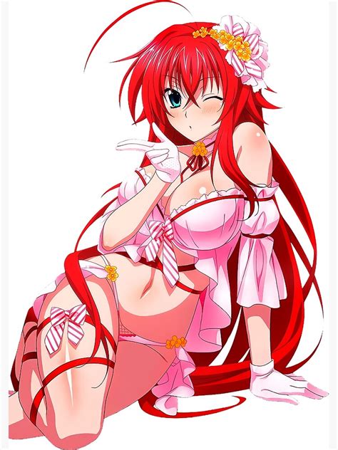 Sexy Rias Gremory High School Dxd Ecchi Poster By Lovemikaargent