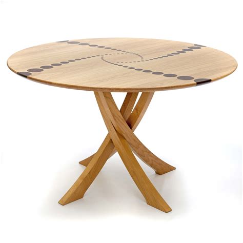 Bespoke Circular Dining Table In Oak Makers Eye