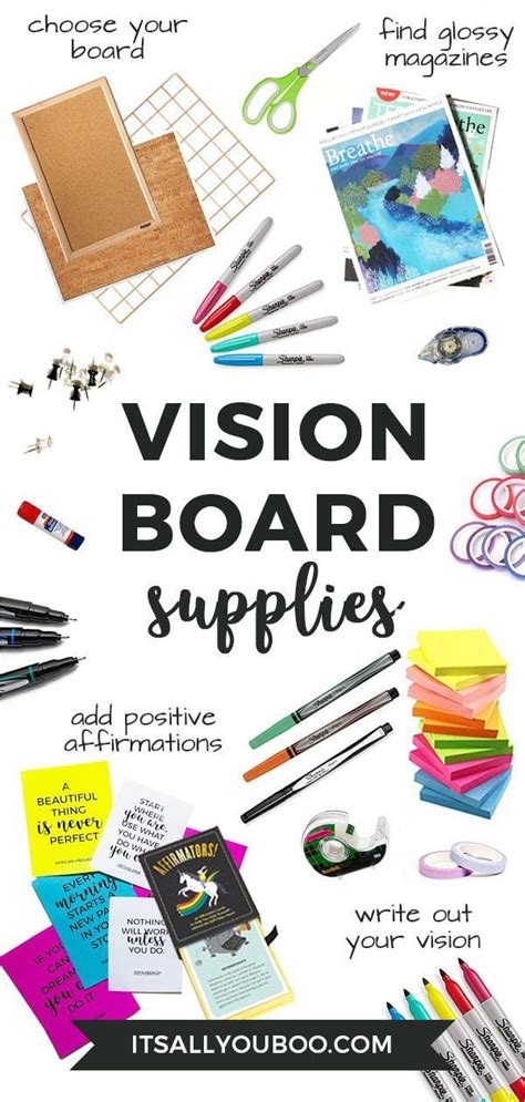 How To Make A Vision Board That Works Free Quotes Vision Board Diy
