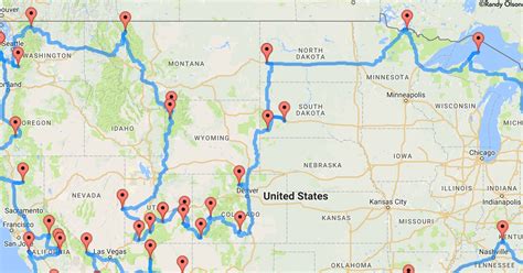 30 National Park Roadtrip Map Maps Online For You