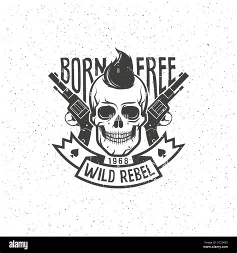 Rebel Skull With Pistols Stock Vector Image And Art Alamy