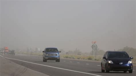Advanced Warning For Dust Set For Dangerous Stretch Of I 10 North Of