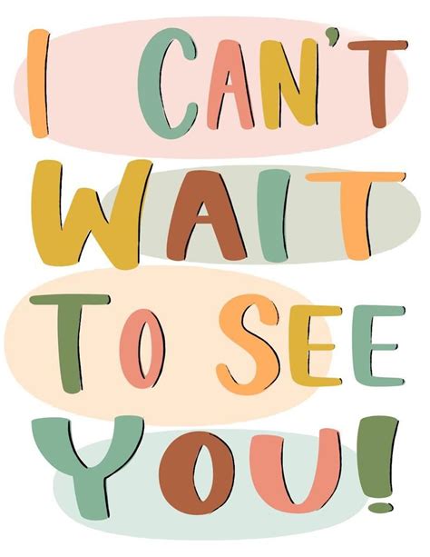 I Cant Wait To See You Card Etsy Cant Wait To See You Quotes See