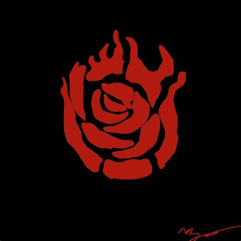 Rwby Ruby Rose Emblem By Besottedchimp19 On Deviantart