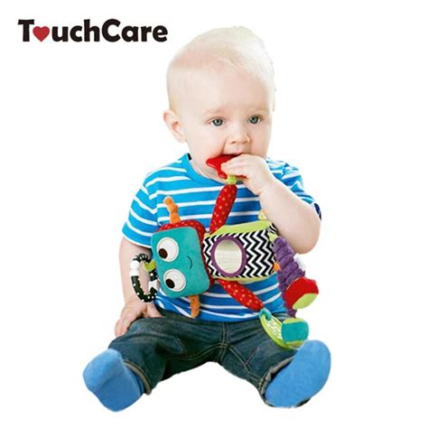 13cm8cm Cute Robot Soft Kids Plush Toys Infant Baby Bed Lathe Crib Car