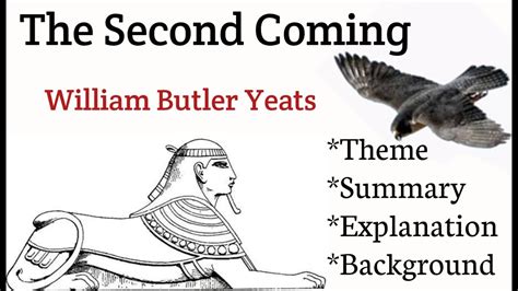 The Second Coming By William Butler Yeats Summary Youtube