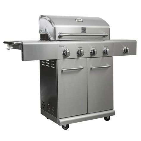 Kenmore 4 Burner 53000 Btu Stainless Bbq Propane Grill W Searing Side