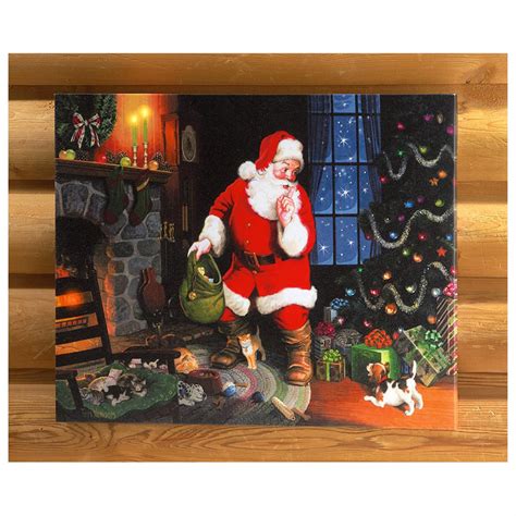 Canvas Wrapped Christmas Wall Art 616310 Seasonal Ts At Sportsmans Guide