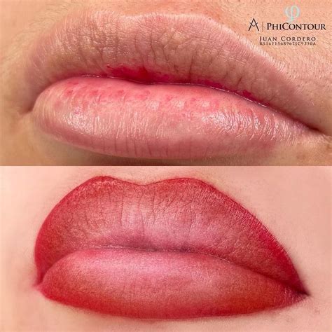 Browse Through Lip Tattoo Before And After Photos Of Various Styles Permanent Lipstick Before